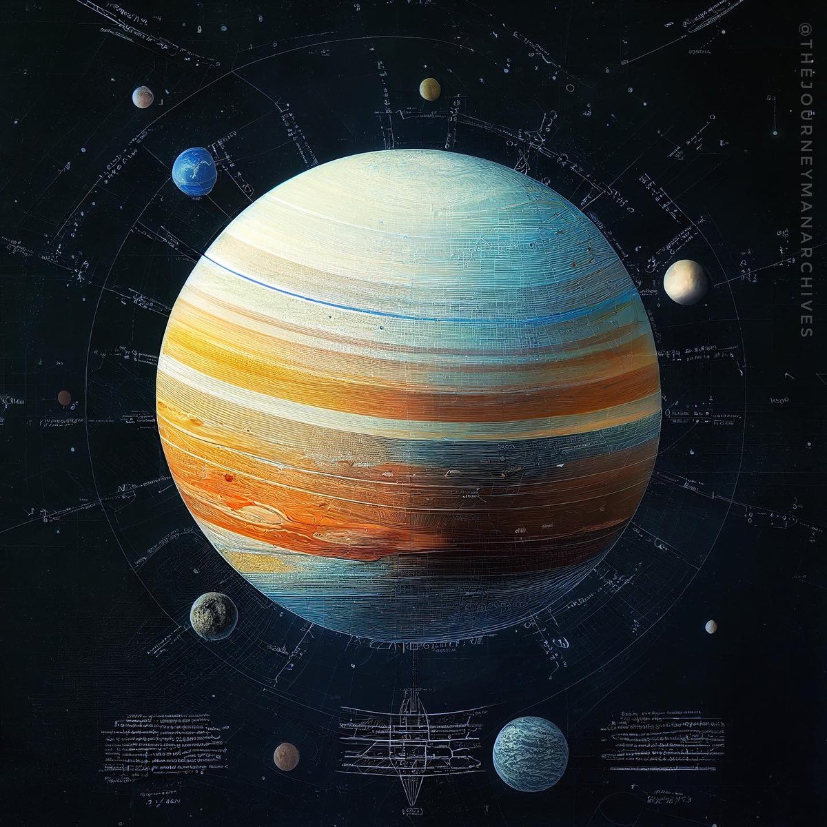 TheJmanArchives's tweet photo. The Star Charts - full story on IG!
#midjourney #midjourneyAi https://t.co/l8Qe4AKKHA