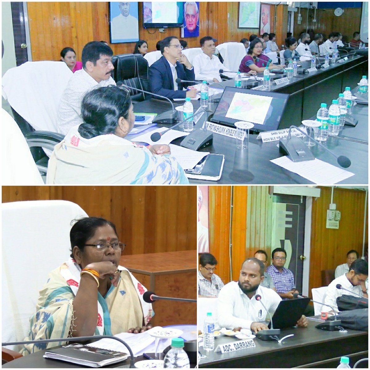 parvezmahedi49's tweet photo. Hon'ble MOS for Social Justice and Empowerment, GOI @PratimaBhoumik madam reviewed aspirational district Darrang. Glad to present a PPT on ADP on behalf of District Administration. Thankful to minister madam for giving priority on Anganwadi Centers. https://t.co/PfPGWjC0XP