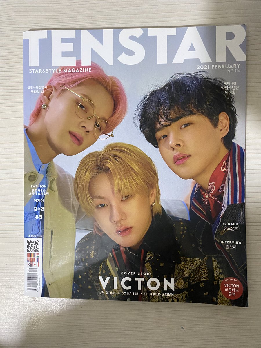 noastrade's tweet photo. TENSTAR VICTON DERGİ SATIŞ

👻kapağın sağ üstü biraz hasarlı
👻içeriğinde grup olarak victon ve cravity var
👻50tl 

ödeme iban kargo uygulama

@VictonTradeSell @CRAVITYshoptr  @kpopMERCHsatis https://t.co/sefZiU892F