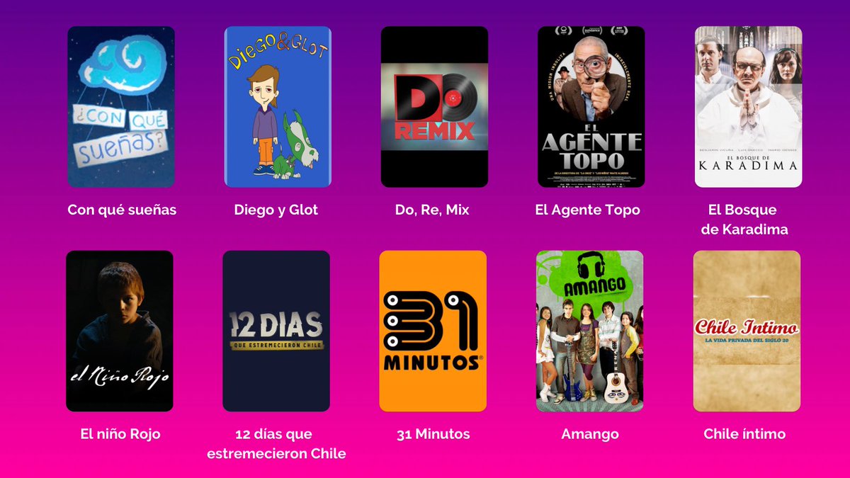 CNTVChile's tweet photo. 📺 Recuerda que ya están abiertas las votaciones del “Premio del público”, con que celebramos los 30 años del Fondo CNTV 

🗳 Puedes elegir la serie, el personaje y la canción más recordada 💜

📲 Te invitamos a votar en este link https://t.co/DvvxRWGCeD https://t.co/wxJJGB2Mdq