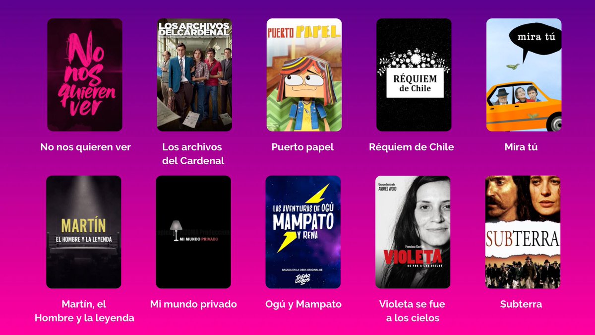 CNTVChile's tweet photo. 📺 Recuerda que ya están abiertas las votaciones del “Premio del público”, con que celebramos los 30 años del Fondo CNTV 

🗳 Puedes elegir la serie, el personaje y la canción más recordada 💜

📲 Te invitamos a votar en este link https://t.co/DvvxRWGCeD https://t.co/wxJJGB2Mdq