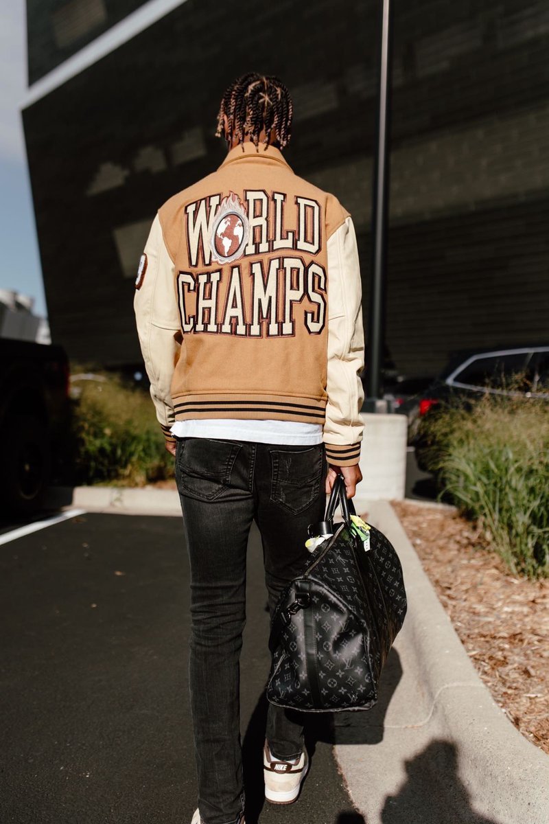 HommeFemme's tweet photo. Minnesota Vikings Cornerback, @camdantzler3 seen wearing the Homme Femme World Champs Letterman Jacket ๐ฅ #HommeTeam ๐ซก
https://t.co/AMOBWtLt7C https://t.co/U1uCFs8Zye