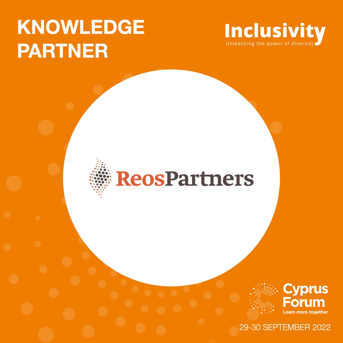 CypForum's tweet photo. #CyprusForum would not have been made possible without the support of our partners.
@reospartners, Diversity Charter Cyprus, @CGavrielides @KIOSCoE our #KnowledgePartners for all the trust and support. https://t.co/xCks1ppGnU