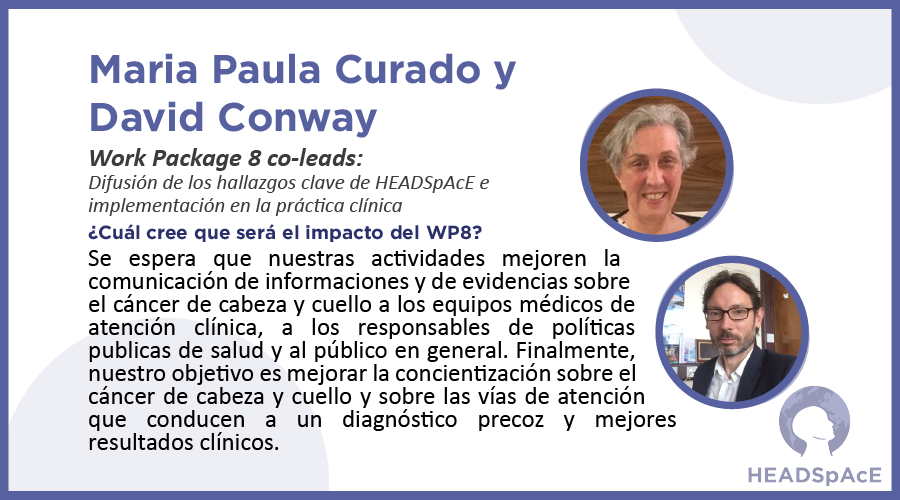 HEADSpAcE_Study's tweet photo. Learn more about Work Package 8 led by Maria Paula Curado and @DavidIConway!

¡Aprenda más sobre el Work Package 8 dirigido por
Maria Paula Curado y David Conway!

Saiba mais sobre o Work Package 8 liderado por Maria
Paula Curado e David Conway!

@HorizonEU

#H2020 #MSCA https://t.co/MWwDnzqzfu