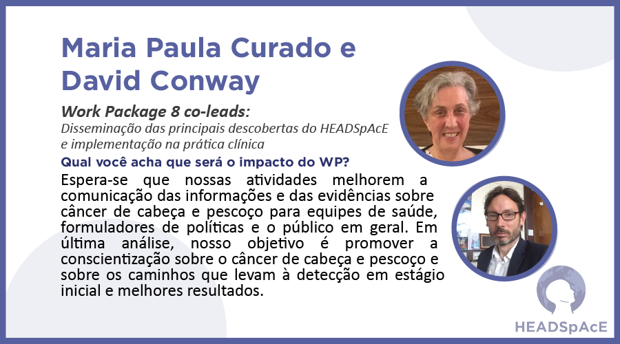 HEADSpAcE_Study's tweet photo. Learn more about Work Package 8 led by Maria Paula Curado and @DavidIConway!

¡Aprenda más sobre el Work Package 8 dirigido por
Maria Paula Curado y David Conway!

Saiba mais sobre o Work Package 8 liderado por Maria
Paula Curado e David Conway!

@HorizonEU

#H2020 #MSCA https://t.co/MWwDnzqzfu