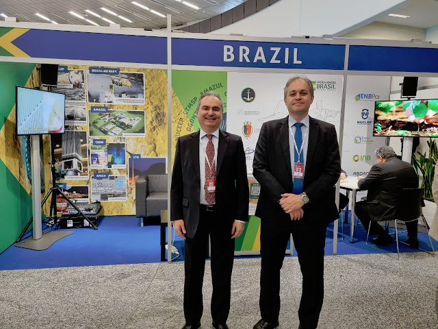 DefenseLrca's tweet photo. Atech, do Grupo Embraer, participa da Conferência Geral da Agência Internacional de Energia Atômica
#Atech #Embraer #embr3 #AIEA #LABGENE
https://t.co/mix1sVXjag https://t.co/KDvhtqJnPw