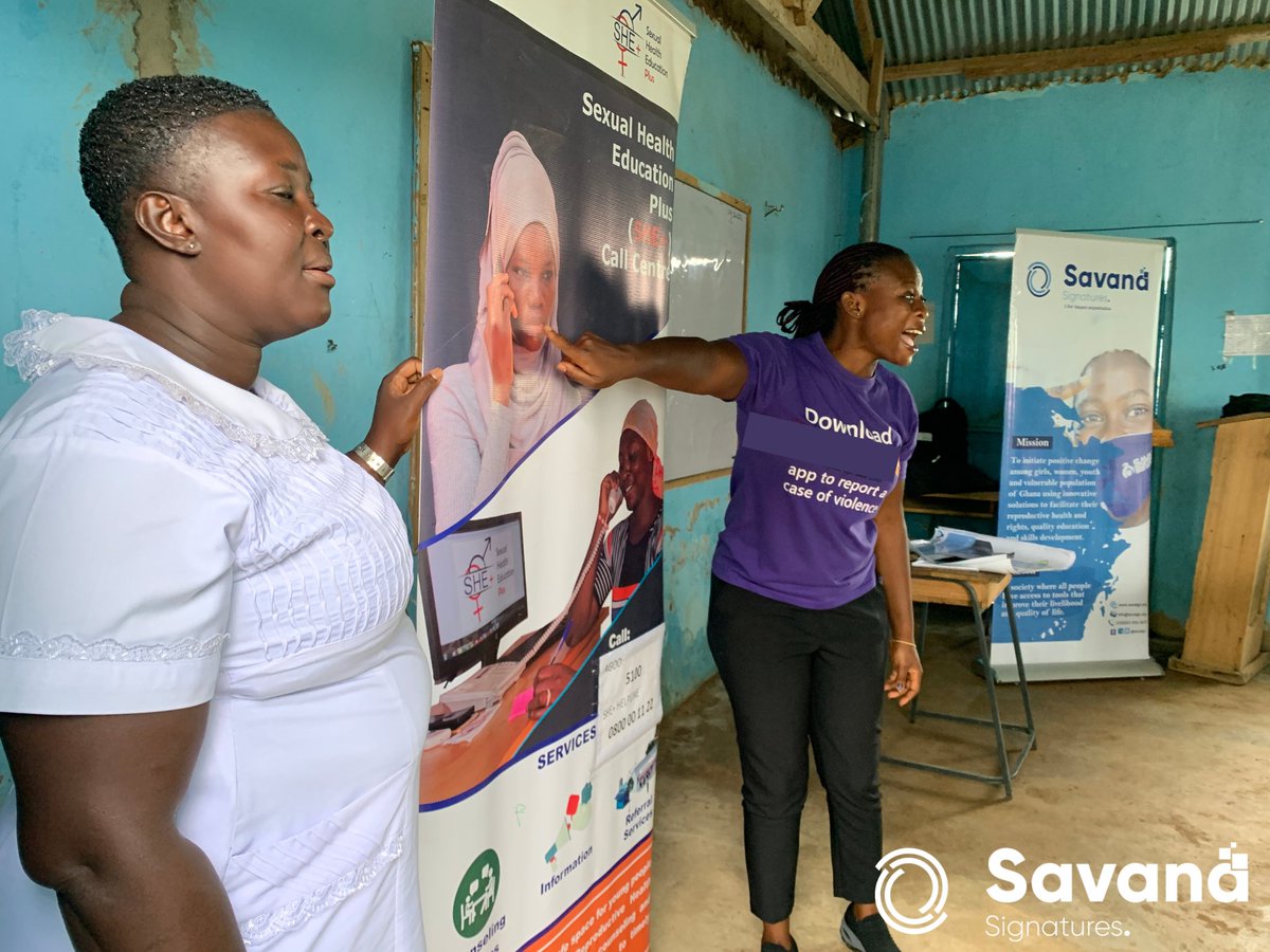 savsign's tweet photo. Students of the Tongo Senior High Technical School in the Upper East Region have been equipped to recognise and avoid risky health choices, in order to improve their reproductive health and wellbeing.

Click for more: https://t.co/U6TqLBjuSb
#SRHR #sexualabuse #HIV https://t.co/kkwzD4pK9W