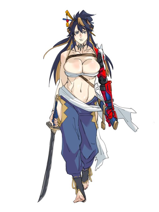 鬼武者は体のどこかを失っている。 