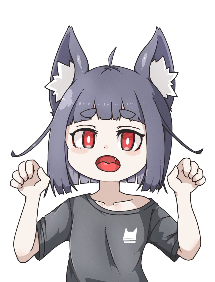 「がお! 」|毛玉猫🍄＠Skeb募集中のイラスト