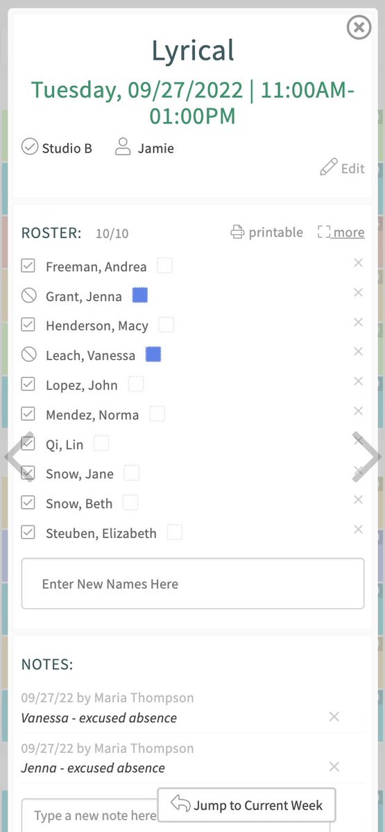 ClassBug's tweet image. Instructors can take class attendance on their smartphones.

classbug.com
#classmanagementsoftware #studiomanagementsoftware #dance #theatre #instructor #students #mobile