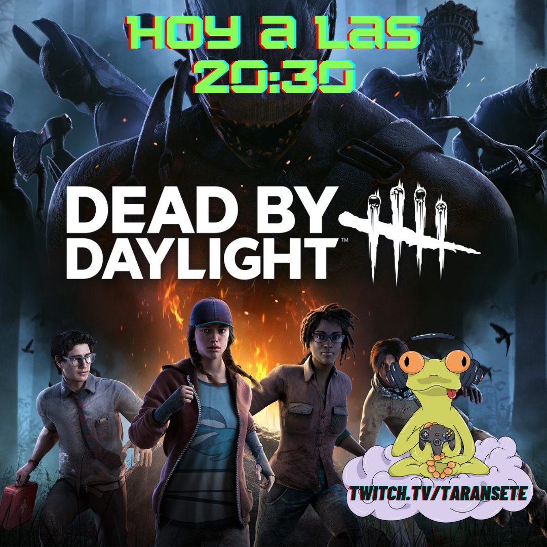 trnvigo's tweet photo. En un par de horitas arrancamos directo de Dead by Daylight. Siguenos en https://t.co/gKMGSxEUgE a las 20:30 https://t.co/eKoxEQvSif