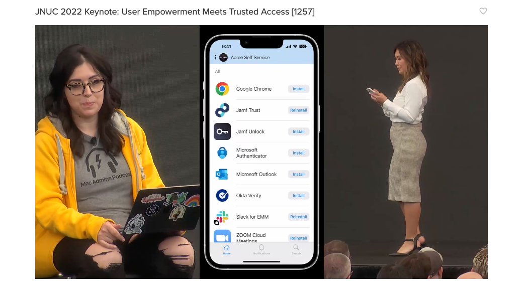 Think you need two phones? Think again. The future of #byod is here with Jamf and Apple. jamf.com/resources/pres… #JNUC2022
