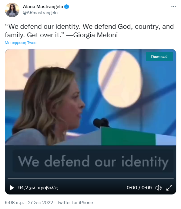 SokinNao's tweet image. Let's wait and see how quickly she will #repudiate everything she so passionately defends today.

How soon she will cleverly fabricate any kind of excuse to implement the #oligarchic #agenda she serves anyway.

1/2

#Meloni