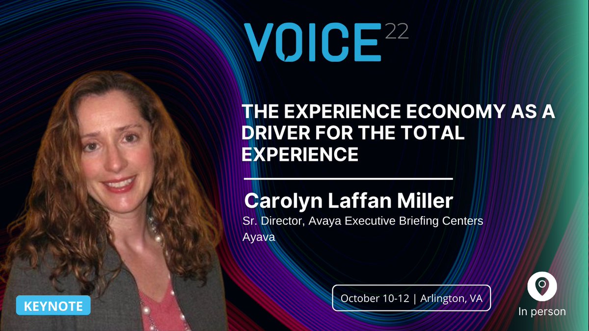 IaugOrlando's tweet image. Avaya: The world changed in recent years. How we live, shop, eat, exercise, and work have dramatically changed. Learn how to keep up in this talk with Avaya&apos;s Carolyn Laffan Miller. Get your ticket to #VOICE22: tinyurl.com/3sxzms2s #DigitalTransforma…