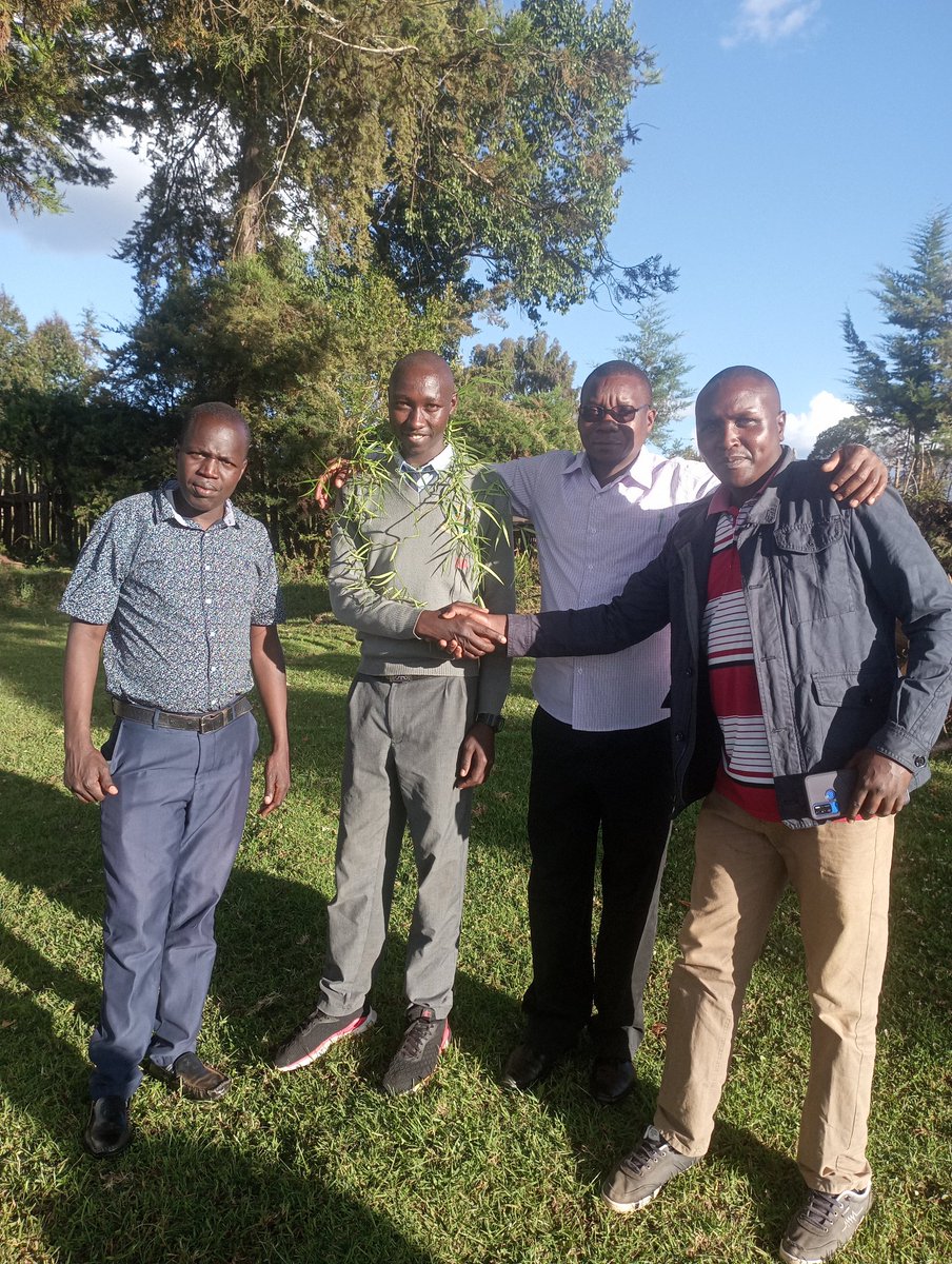 Kimuron_High22's tweet photo. The legend was received today  by Mr. Amanya, Mr. Kiplagat E, .r. Mokua, Mr. Ngunjiri and Mr. Kimutai K back to school.
A grand reception loading.
#WeAreKimuron https://t.co/pKUObcqQdl
