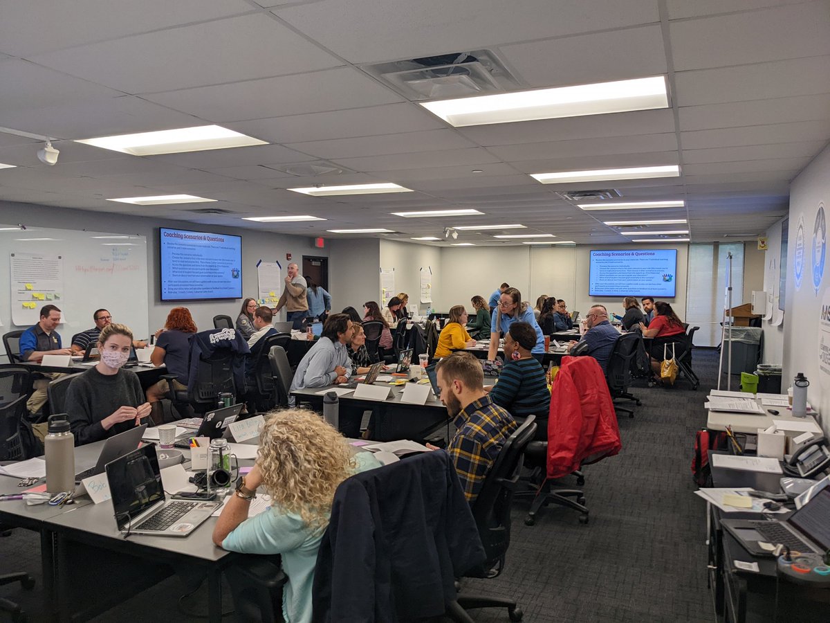 KenWallace207's tweet photo. Honored to host another learning session of @ChiCoachCenter here in @Maine_207 under the leadership of @JillGeocaris
About half the attendees for Level 1 are 207 staff & half are from other Districts. Our staff get trained to coach student teachers here.
#207Now
#CCC4ALL https://t.co/9vliN1XPgl