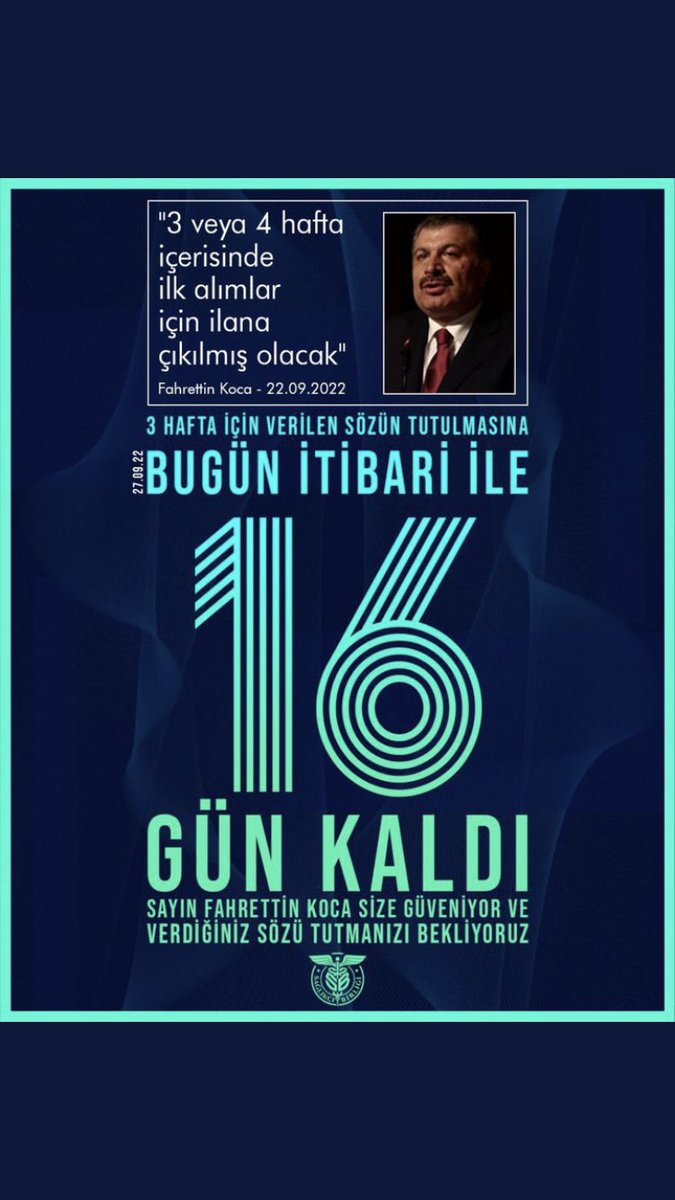 Bizim suçumuz günahımız neydi de yetersiz istihdam yaparak yüksek puanlarla kalmamızı sağladınız o yetmez miş gibi şimdide 85 bin alımın bir kısmını bize çok görüyorsunuz <a href="/drfahrettinkoca/">Dr. Fahrettin Koca</a> 

FK2020 LisansıYakma