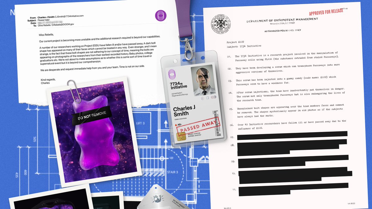ThePassaways's tweet photo. πͺ¦R.I.P. to the 40 researchers of the 7734 Initiative.
In honor of their research, 40 DOOM badges will be released via challenge. Keep your eyes out...and act fast...Details in subsequent message...
#ESSULeaks #NFTCommunity #NFTs https://t.co/6Kho8UwaoX