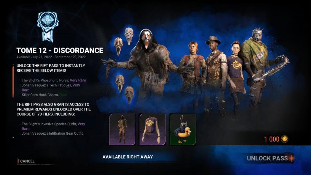 Tome 13 - Rift Cosmetics.

#DeadbyDaylight #dbdleaks #leaksdbd #dbd