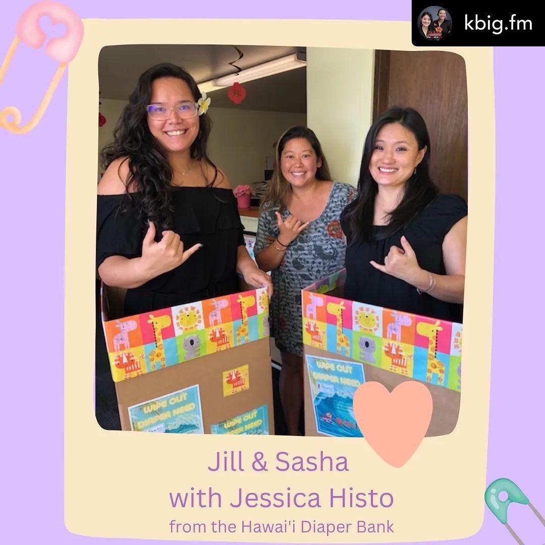 HawaiiDiaper's tweet photo. 🌺🌺🌺🌺🌺🌺🌺🌺🌺🌺🌺
Mahalo @kbig.fm for all your love and support. Special shout-out to Jill and Sasha for putting in the extra work for our keiki! Mahalo @hfsfcu for collecting all over the island to help us #wipeoutdiaperneed. #ThankfulTuesday https://t.co/PMtQtxMcHM
