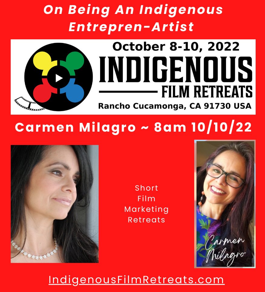 carmenmilagro's tweet photo. Attn: Indigenous & Emerging Filmmakers – this invitation is for you! FREE event for the Entertainment Industry Participants.
Sign up here: https://t.co/5J5G5qSCxQ
Super excited to be a special guest judge & speaker!
@CarmenMilagro – MCPC
#entreprenartist #speaker #Consultant https://t.co/F0JDuQXpAc