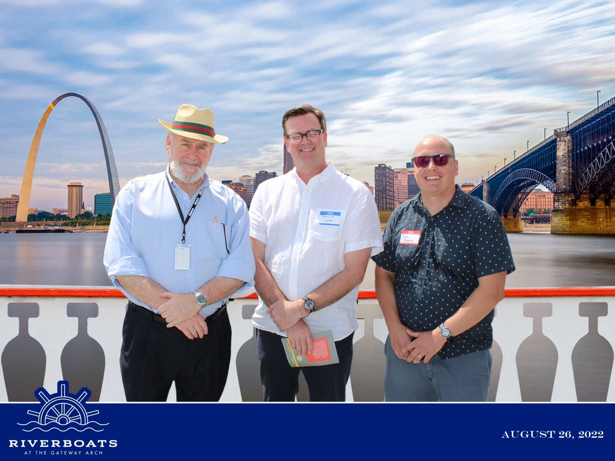 CalvertStreet's tweet photo. Our Vice President Patrick Lynn was invited to view the newly completed $222 million replacement for the Merchants Bridge over the Mississippi River between St. Louis and Illinois. https://t.co/o4Nso84bjI