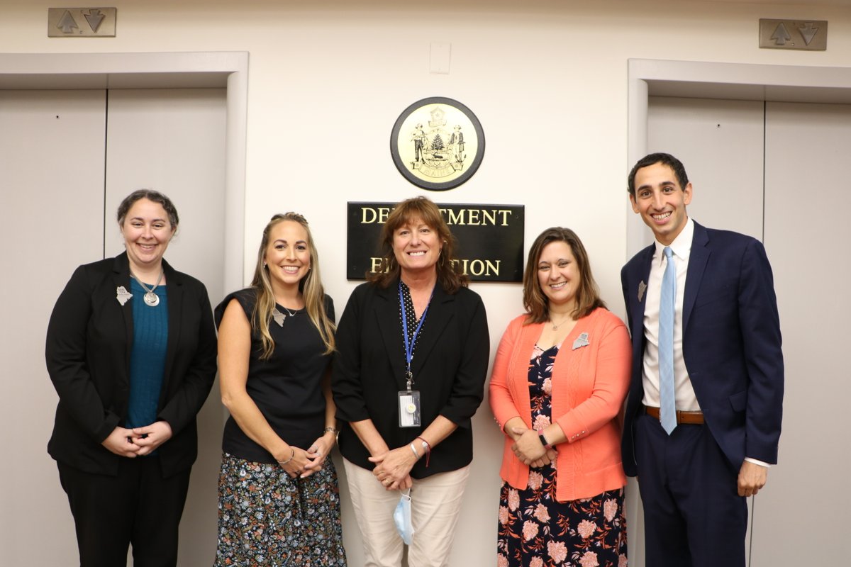 mdoenews's tweet photo. We are excited to host the @MAINETOY State Finalists at the Maine Department of Education today for their final interviews!!! @EducateMaine @MaineTOYA https://t.co/GYbFm2zChN