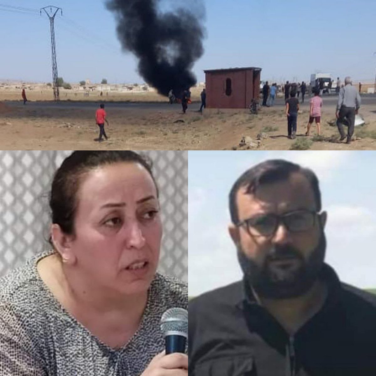 Man kann es nur so sagen: Im Schatten der Ukraine liquidiert die #Türkei gezielt kurdische Politiker in Nordost-#Syrien. Heute wurden Zeynep Saruhan &amp; Yılmaz Şiro, Vorsitzende des für Menschenrechte wichtigen Verwaltungsbüros für „Justiz &amp; Reformen“ durch eine Drohne getötet. 1/2