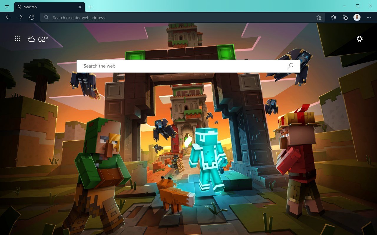 Minecraft Wallpapers and New Tab