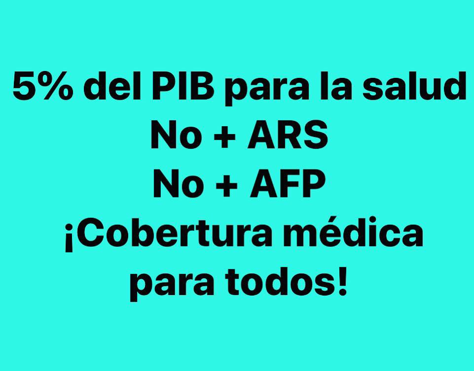 LasallistasVerd's tweet photo. La consigna de #NoARS #NoAFP ha ido calando a causa de las injusticias que estos intermediarios cometen contra los ciudadanos, los profesionales de la salud y las clínicas.
En el cerebro y el corazón de los dominicanos está que su sufrimiento tiene responsables, las ARS, las AFP https://t.co/G6GnRh977m