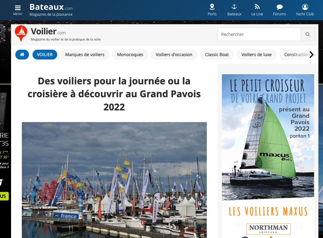 #grandpavois 2022 - Les nouveautés voile à découvrir au Grand Pavois La Rochelle.

bateaux.com/article/41298/…