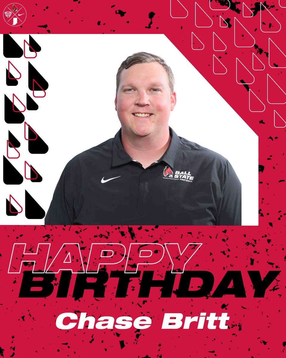 BallStateFB's tweet photo. A very Happy Birthday to our Asst. Athletic Trainer, Chase Britt! @BSU_AT https://t.co/3mvN0kOTwc