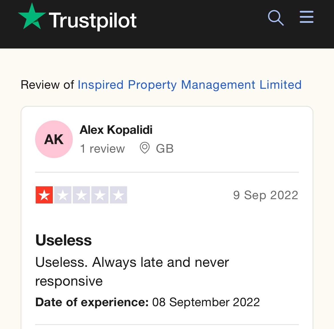 Useless. Always late and never responsive

uk.trustpilot.com/reviews/631b50…

#inspiredpropertymanagement
#leaseholderScam
#Dishonest
#Fraud
<a href="/Marcus4Nuneaton/">Rt Hon Sir Marcus Jones</a>
<a href="/trussliz/">Liz Truss</a>
<a href="/guardian/">The Guardian</a>
<a href="/DonnyFreePress/">Doncaster Free Press</a>
<a href="/DoncasterCA/">Doncaster Conservatives</a>
<a href="/doncaster_uk/">Doncaster</a>
<a href="/DoncasterTSS/">Doncaster Trading Standards</a>
<a href="/WBDoncaster/">Your Life Doncaster - Wellbeing</a>