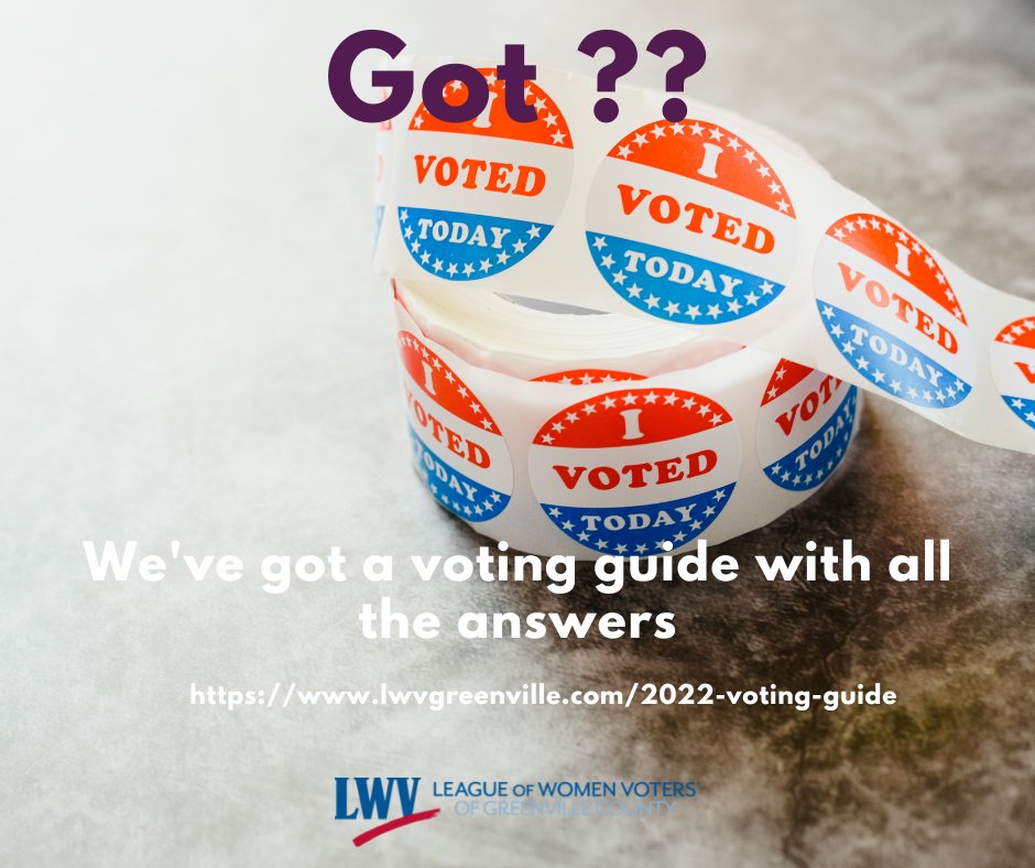 League of Women Voters of Greenville on Twitter "Just 11 days left to register to vote in SC