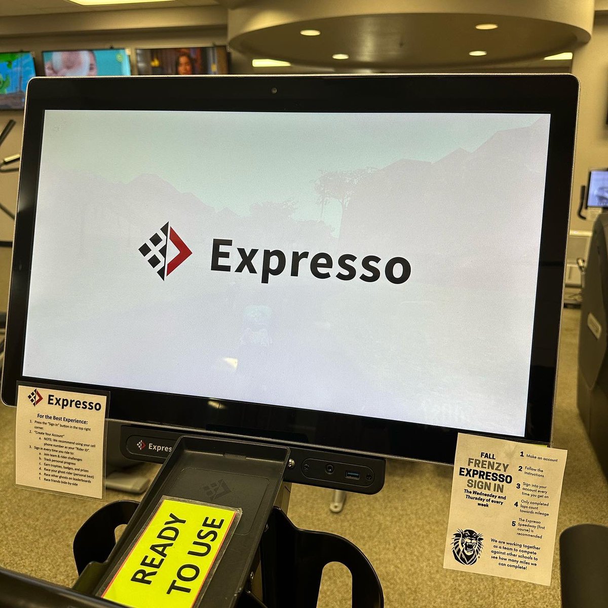 Get ready tigers! The qualifying round of Fall Frenzy starts TOMORROW. For this round, we are trying to make it as part of the top 16 schools and will then be seeded according to placement. The Expresso bikes are in the back corner of the Fitness Center with instructions posted