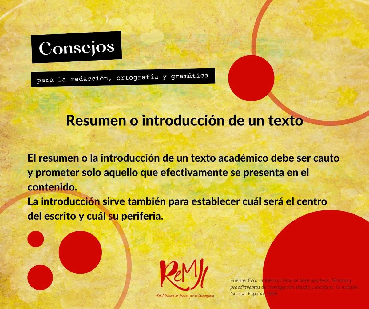 ReMJI_mx's tweet photo. Consejo para la redacción #ReMJI. https://t.co/urg9JeXvLO