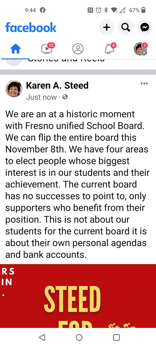 Steed4FUSD's tweet photo. Our students and parents deserve MORE than the lame Board we have now. We will not be silent to the destructive policies and programs the Board approves and tears away the fabric of family leadership https://t.co/ti0JWGtdxm