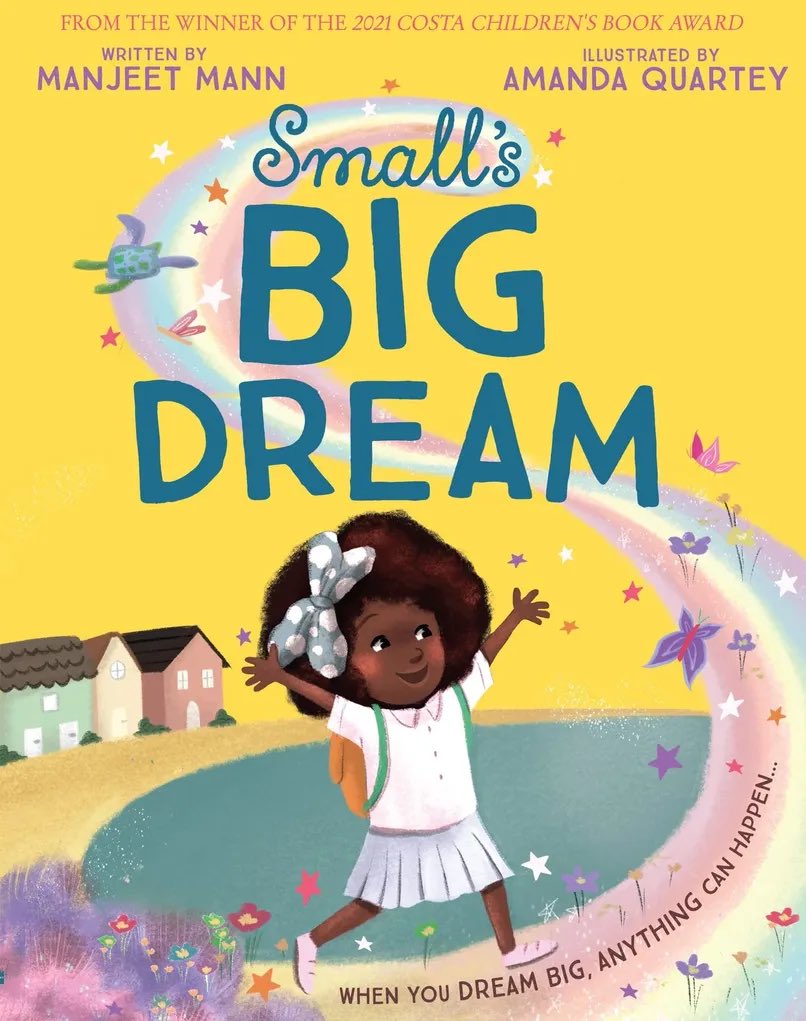 Wow!!! We’ve made the longlist for @The_UKLA 2023 awards for #SmallsBIGDream !! So so thrilled and fingers crossed for entering the short list! @ManjeetMann @HarperCollinsCh