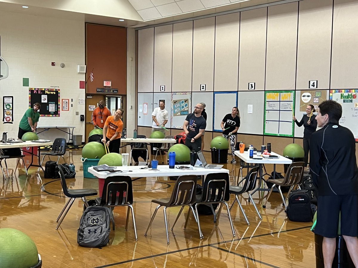 PCPS Professional Development with HPE!! #physed