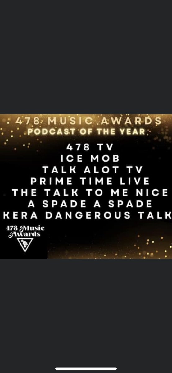 478TV's tweet image. Appreciate the nominations win or lose let’s keep building 💯