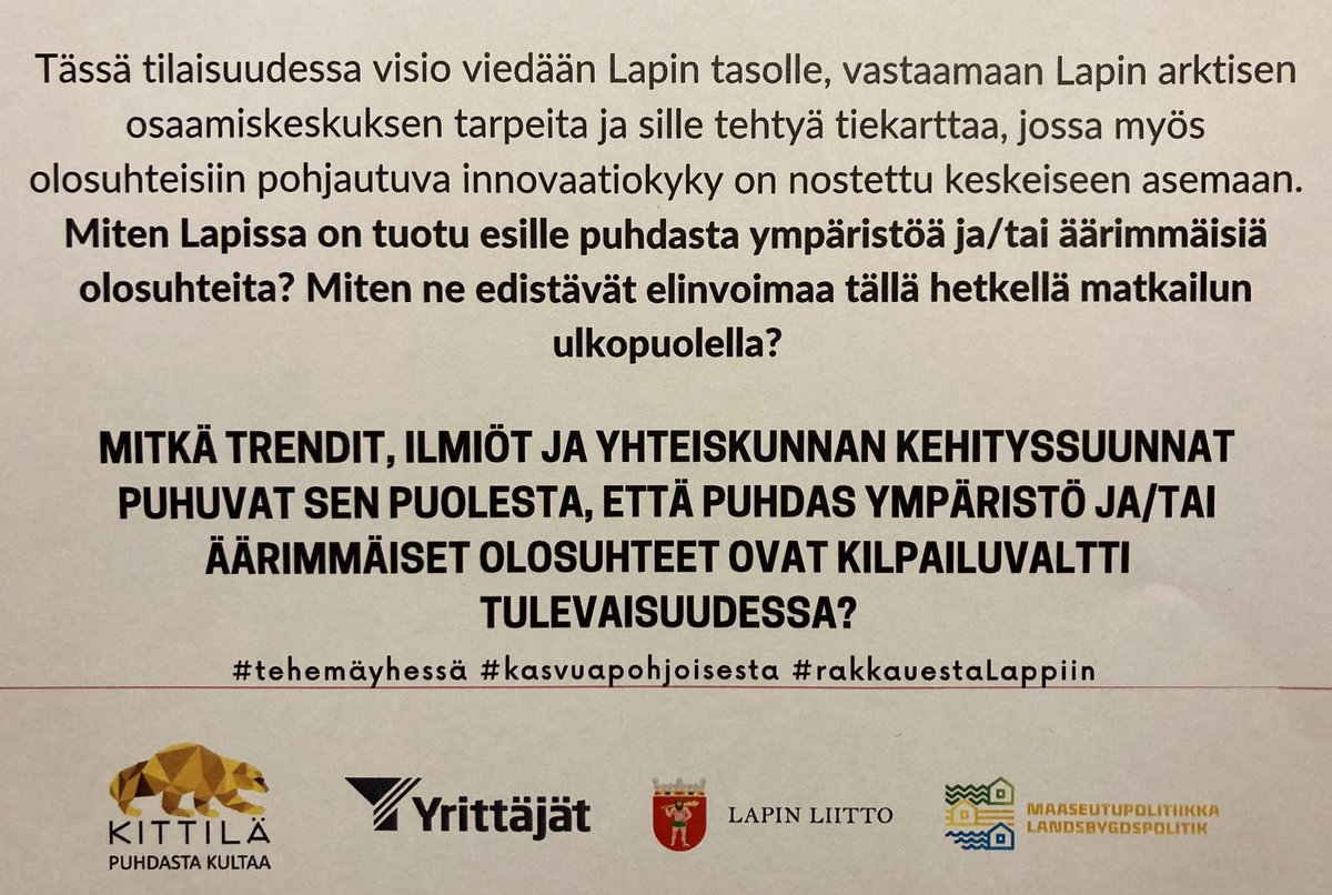 #hyväelämämaaseudulla -pajamme pureutui olosuhteisiin pohjautuvaan #innovaatio kykyyn. Aivan olennainen juttu uusien itujen saamiseksi osaksi innovaatioekosysteemejä, tki-tiekarttoja ja älykkäitä alueita. Innostavan lennokasta 😄 #maapuhuu #tehemäyhessä #elinvoima