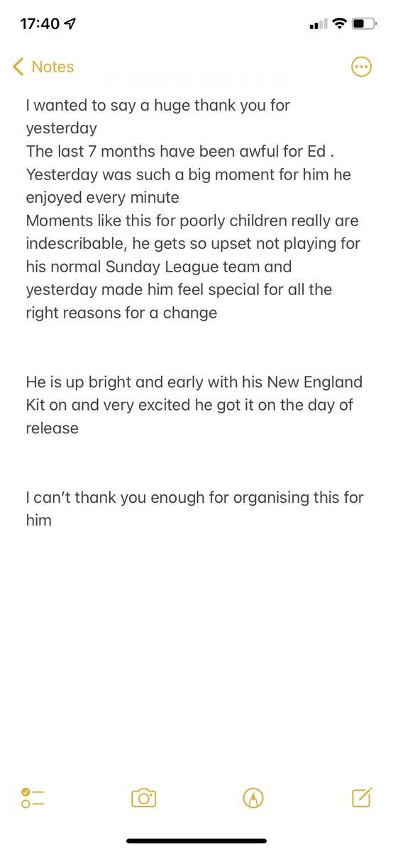 We had a lovely email from Ed’s mum telling us what last night meant to him the family. This is why we do what we do.. 

<a href="/HarryMaguire93/">Harry Maguire</a> <a href="/HKane/">Harry Kane</a> <a href="/JackGrealish/">Jack Grealish</a> <a href="/BukayoSaka87/">Bukayo Saka</a> <a href="/talkSPORTDrive/">talkSPORTDrive</a> <a href="/henrywinter/">Henry Winter</a>