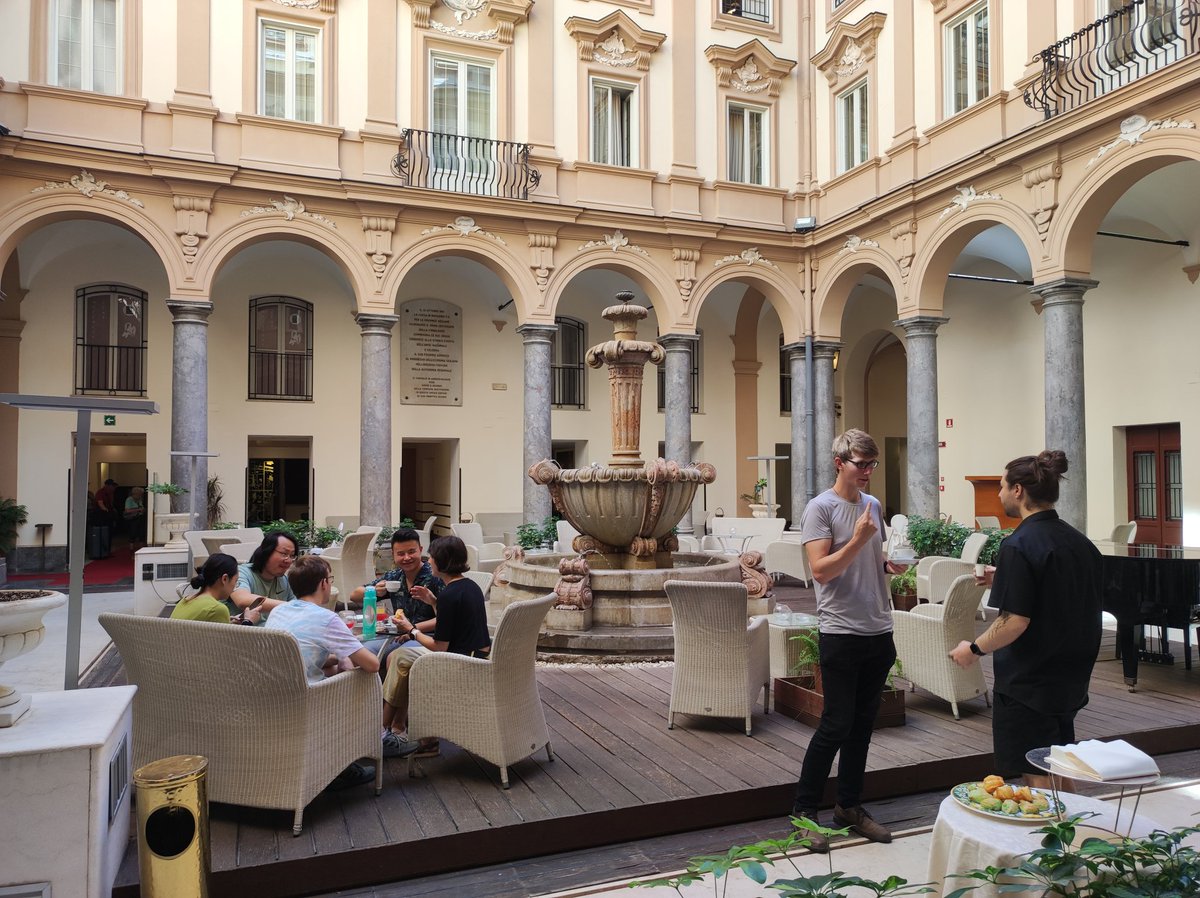Misha Kudryashev ๐ฌ โ๐๏ธ (@mishakudryashev) on Twitter photo We have a very cool retreat talking about science and eating gelato in Palermo, Sicily.
The group plus Alister <a href="/AlisterBurt/">Alister Burt</a> Rebecca <a href="/Bex_16/">Rebecca Thompson</a> Oleksiy <a href="/KovtunOleksiy/">Oleksiy Kovtun</a> Natalya <a href="/CryoRetromer/">Natalya Leneva</a> We have a very cool retreat talking about science and eating gelato in Palermo, Sicily.
The group plus Alister <a href="/AlisterBurt/">Alister Burt</a> Rebecca <a href="/Bex_16/">Rebecca Thompson</a> Oleksiy <a href="/KovtunOleksiy/">Oleksiy Kovtun</a> Natalya <a href="/CryoRetromer/">Natalya Leneva</a>