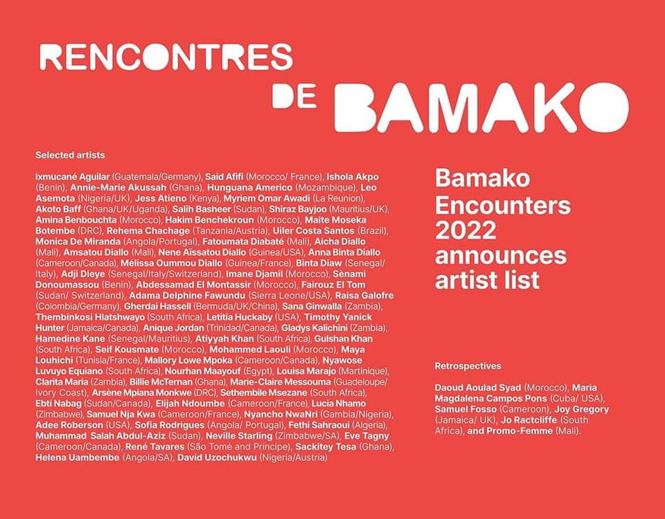Ewane64's tweet photo. Bonjour,
Retrouvez-moi aux Rencontres de la Photographie de Bamako du 8 décembre 2022 au 8 février 2023 https://t.co/UApjpjd5lN