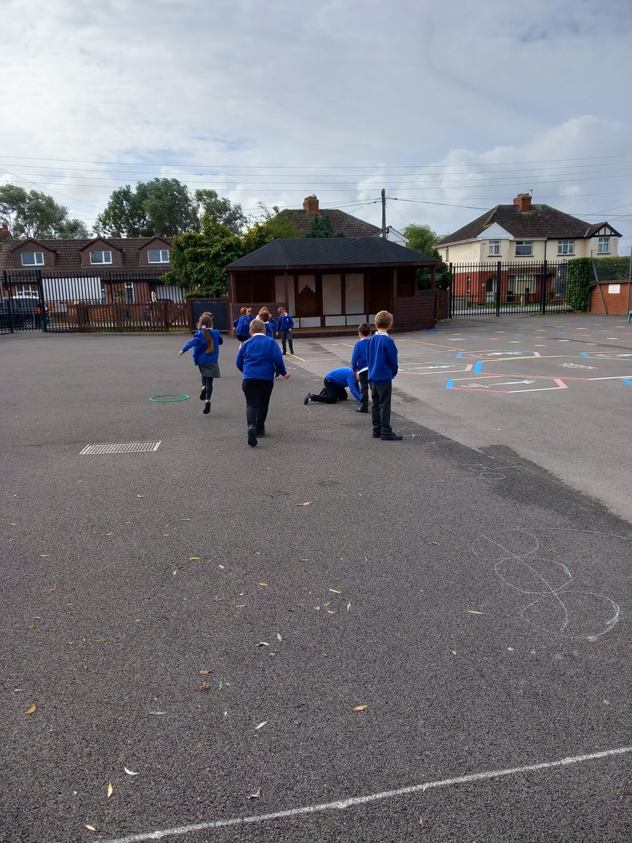 Year 3 consolidated their understanding of placing numbers on an empty numberline today, using the playground and some chalk.