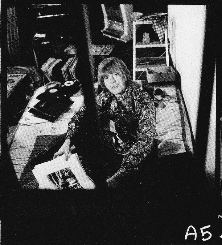 BrianResource's tweet photo. #BrianJones with his two #Vortexion CBL #tape recorders - 1 #CourtfieldRoad, #London - 1966. Brian photos by #GeredMankowitz https://t.co/F8SNbEwAiS