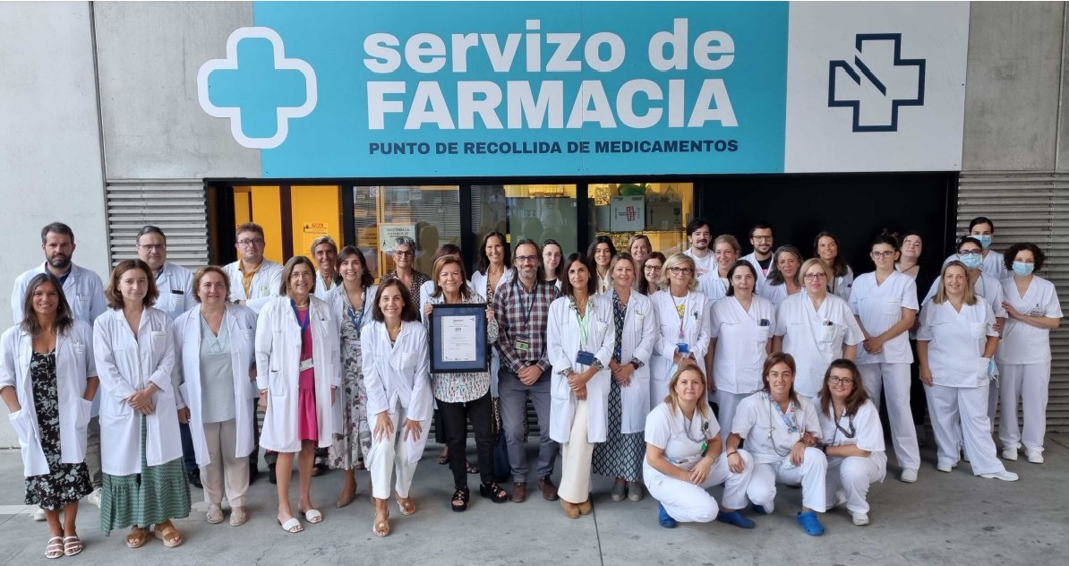 O SERVIZO DE FARMACIA DA ÁREA SANITARIA DE VIGO RECIBE A MÁXIMA ACREDITACIÓN DE CALIDADE
intranetxxiv.sergas.es/AdxuntosNovas/… 🫶 🫶 🫶
“estamos moi satisfeitos con este certificado xa que garante que os pacientes son atendidos cos máis altos
niveis de calidade e seguridade"