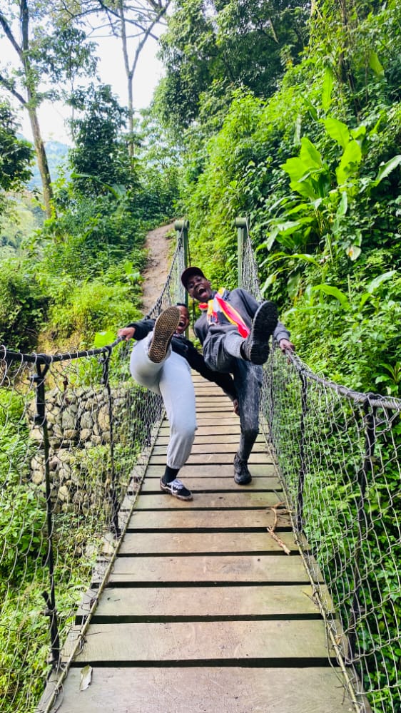 @ExploreUganda Hiking Mt Rwenzori National park 🇺🇬💚