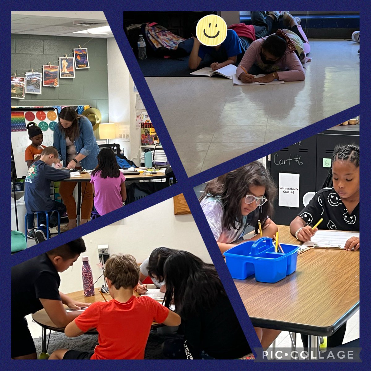 mdguzski's tweet photo. Whatโs your learning style? Differentiation and collaboration is full STEAM ahead at Hillandale! #flexiblegrouping #VIPseating @HillandalePOWER @DPSCoach https://t.co/Dh1acEzbFv