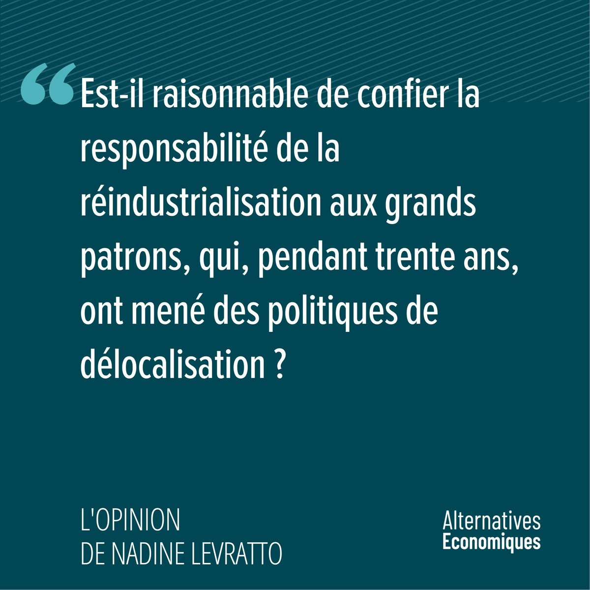 Alternatives Economiques tweet media